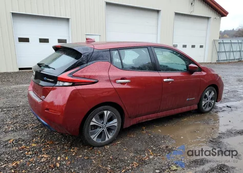 2019 Nissan Leaf S из США, поврежденный, VIN 1N4AZ1CPXKC314657